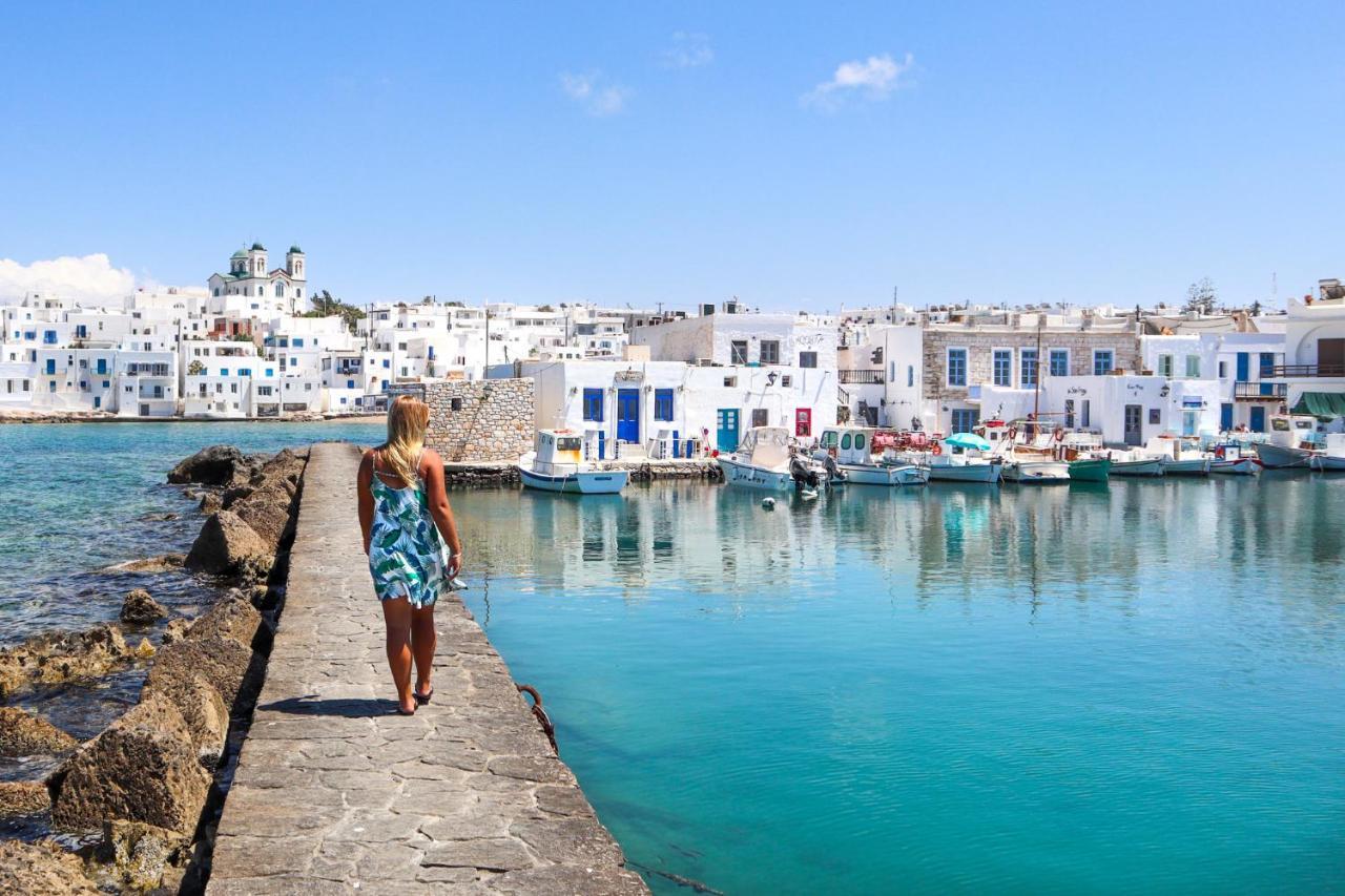 Amphitrite'S Haven - Cycladic House In Marpissa, Paros Villa Bagian luar foto